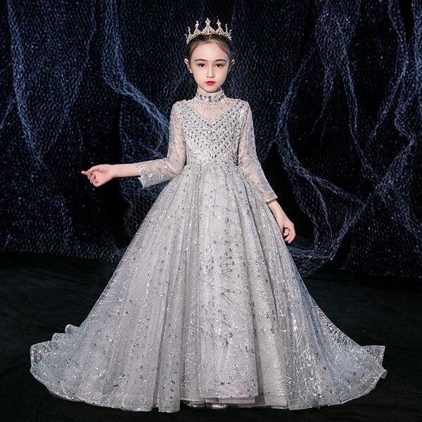 new cute flower girl dresses tulle beading appliqued pageant gowns for girls first holy communion dresses kids prom 2021, White;blue
new cute flower girl dresses tulle beading appliqued pageant gowns for girls first holy communion dresses kids prom 2021, White;blue