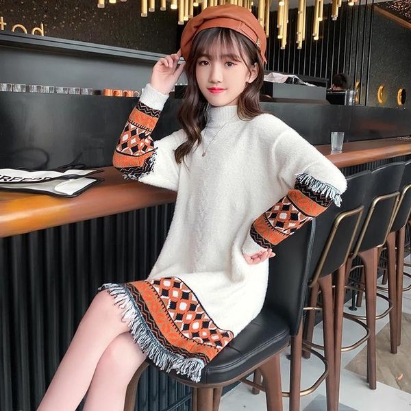 pullover girls cute autumn winter knitted sweater dress fashion korean bottoming shirt mink velvet 14 year costume, Blue
pullover girls cute autumn winter knitted sweater dress fashion korean bottoming shirt mink velvet 14 year costume, Blue