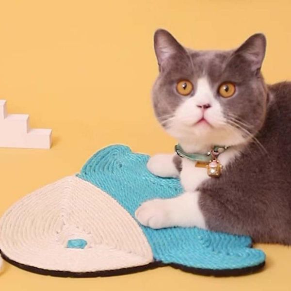 cat toys pet scratching mat fish shape scratch pad natural sisal non-slip toy cushion sleeping rug with hanging rope supplies
cat toys pet scratching mat fish shape scratch pad natural sisal non-slip toy cushion sleeping rug with hanging rope supplies