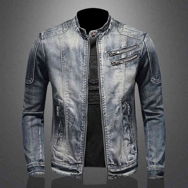 2021 new style et for men spring autumn zippers solid color denim coat, Black;brown
2021 new style et for men spring autumn zippers solid color denim coat, Black;brown