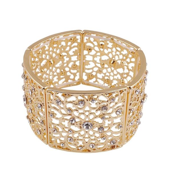 bangle luxury crystal bracelet & rhinestone white k color leaf elastic bridal wedding jewelry for women, Black
bangle luxury crystal bracelet & rhinestone white k color leaf elastic bridal wedding jewelry for women, Black