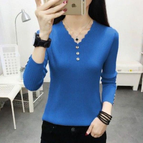 women's sweaters buttoned v-neck sweater women knit autumn winter plus size bottom shirt femme knitted pullover, White;black
women's sweaters buttoned v-neck sweater women knit autumn winter plus size bottom shirt femme knitted pullover, White;black