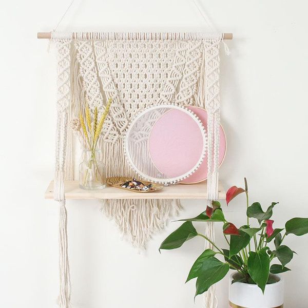 other home decor wooden double-layer macrame wall hanging shelf partition frame decoracion hogar basket plant holder flower boho
other home decor wooden double-layer macrame wall hanging shelf partition frame decoracion hogar basket plant holder flower boho