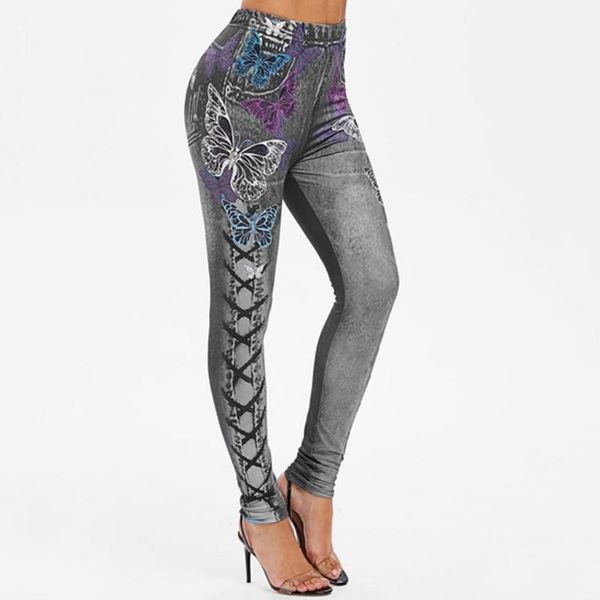 women's leggings high waist sport butterfly printed harem pants jogger workout denim squat proof, Black
women's leggings high waist sport butterfly printed harem pants jogger workout denim squat proof, Black
