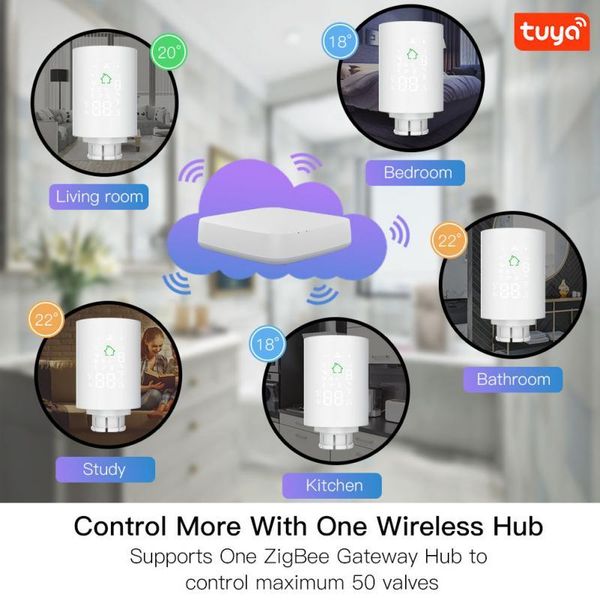 smart home control tuya zigbee3.0 radiator actuator thermostatic temperature controller remote voice support alexa google
smart home control tuya zigbee3.0 radiator actuator thermostatic temperature controller remote voice support alexa google