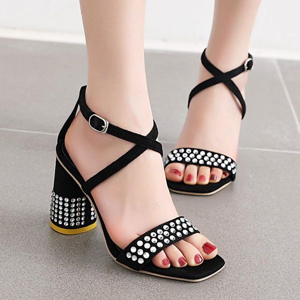 aiweiyi sandals summer ladies high heels fashion fish open toe rhinestone roma shoes lady platform pumps, Black
aiweiyi sandals summer ladies high heels fashion fish open toe rhinestone roma shoes lady platform pumps, Black