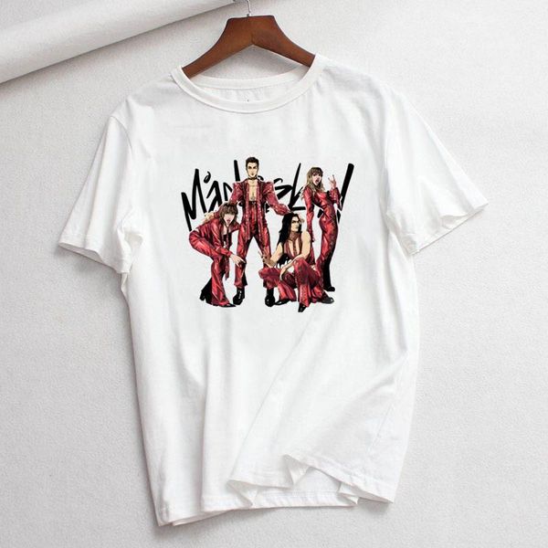 women's t-shirt women clothing maneskin round- collar y2k tshirts short -sleeves t-shirts female fashion plus size casual, White
women's t-shirt women clothing maneskin round- collar y2k tshirts short -sleeves t-shirts female fashion plus size casual, White