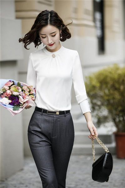uniform designs ladies pantsuits 2 piece sets with pants and women office blouses & shirts female clothing white women's two
uniform designs ladies pantsuits 2 piece sets with pants and women office blouses & shirts female clothing white women's two