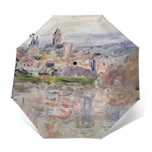 umbrellas monet umbrella wind proof tours creative auto print reinforced