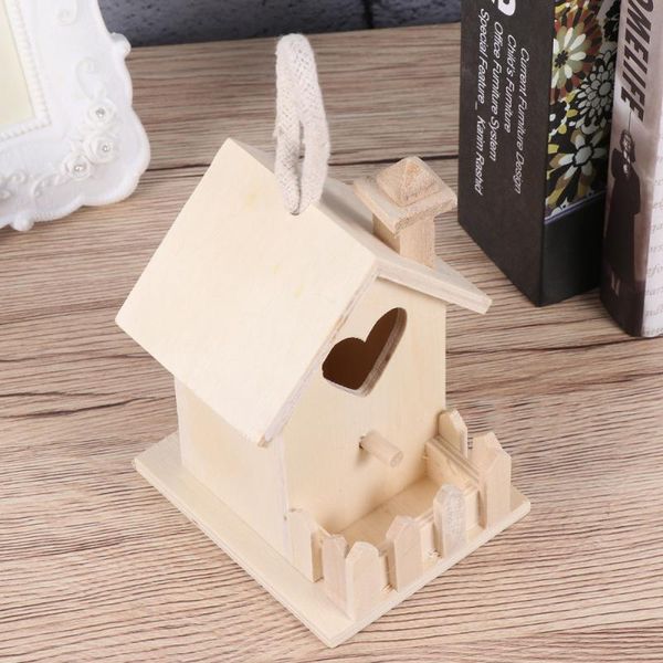 creative birds nest decor adorable cage layout wooden crafts birdhouse model artificial bird for home garden deskwedding rings, Slivery;golden
creative birds nest decor adorable cage layout wooden crafts birdhouse model artificial bird for home garden deskwedding rings, Slivery;golden