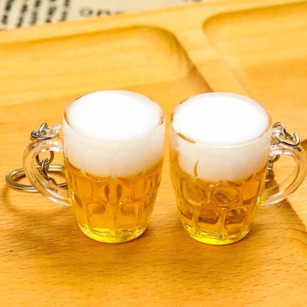 keychains imitation beer mug keychain pendant resin crafts characteristic simulation ornaments children's and play props, Silver
keychains imitation beer mug keychain pendant resin crafts characteristic simulation ornaments children's and play props, Silver