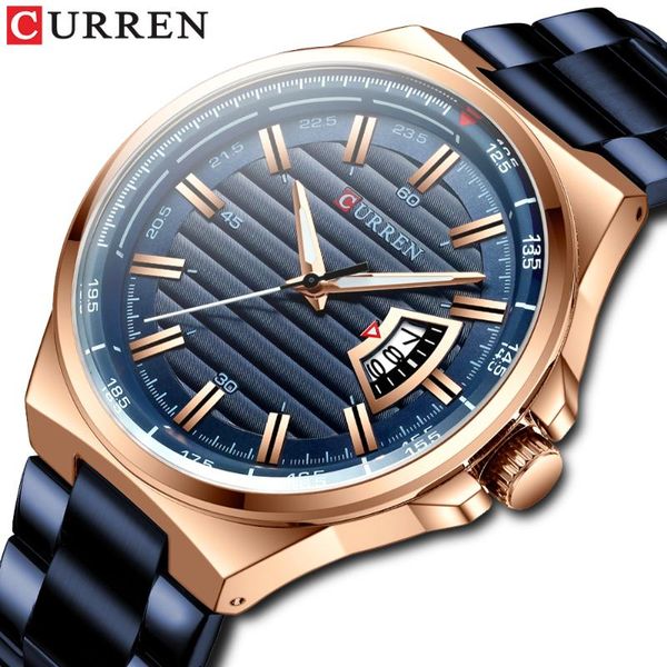 wristwatches 2021 watches mens currenu brand stainless steel waterproof clocks men watch military diving quartz wristwatch auto date, Slivery;brown
wristwatches 2021 watches mens currenu brand stainless steel waterproof clocks men watch military diving quartz wristwatch auto date, Slivery;brown