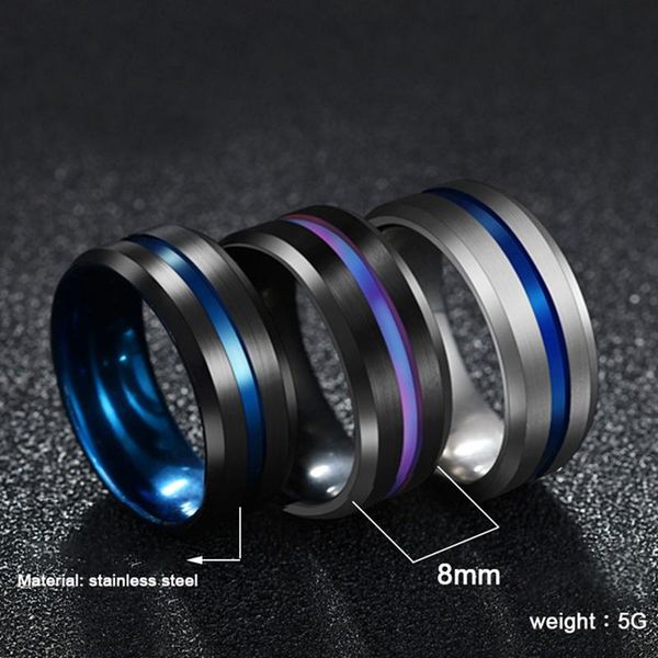 wedding rings multicolor titanium ring fashion simple 8mm black silver color steel groove brushed stainless men women jewelry gift, Slivery;golden
wedding rings multicolor titanium ring fashion simple 8mm black silver color steel groove brushed stainless men women jewelry gift, Slivery;golden