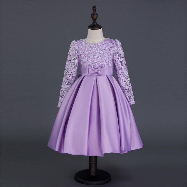 girl's dresses flower girls illusion o-neck full embroidery bow knee-length tulle lace luxury champagne kids party princess gown f598, Red;yellow
girl's dresses flower girls illusion o-neck full embroidery bow knee-length tulle lace luxury champagne kids party princess gown f598, Red;yellow