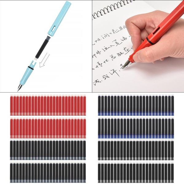 refills 50 piece refill ink smooth cartridge for pen 3.4 mm bore diameter black/blue/black blue/red student school, Black;red
refills 50 piece refill ink smooth cartridge for pen 3.4 mm bore diameter black/blue/black blue/red student school, Black;red