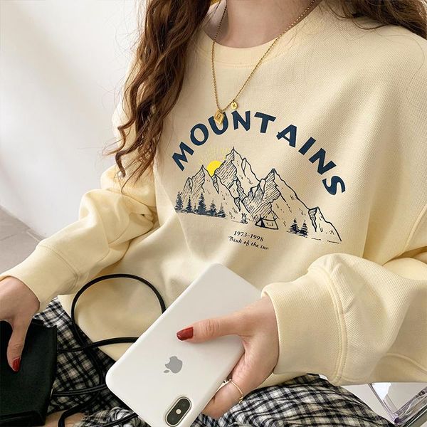 women's hoodies & sweatshirts autumn streetwear women sweetshirts korean fashion print pullover sudaderas baggy cotton moletom feminino, Black
women's hoodies & sweatshirts autumn streetwear women sweetshirts korean fashion print pullover sudaderas baggy cotton moletom feminino, Black