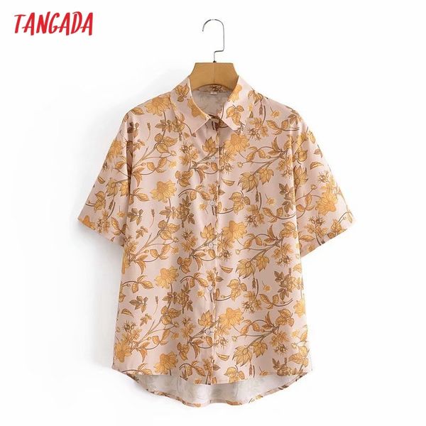 women retro flower print oversized summer short sleeve chic female loose shirt 2g27 210416, White
women retro flower print oversized summer short sleeve chic female loose shirt 2g27 210416, White