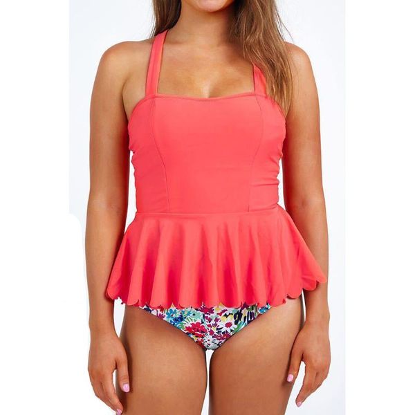 women's swimwear floral summer bikinis 2021 high waist padded swimsuits vintage women brazilian swim wear beach bathing suit ruffles bi, White;black
women's swimwear floral summer bikinis 2021 high waist padded swimsuits vintage women brazilian swim wear beach bathing suit ruffles bi, White;black