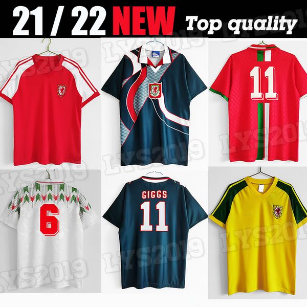 90 92 wales retro mens soccer shirt national team saunders wilson speed giggs hughes home red away fotball shirts short sleeve uniforms, Black
90 92 wales retro mens soccer shirt national team saunders wilson speed giggs hughes home red away fotball shirts short sleeve uniforms, Black