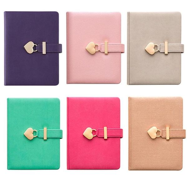 notebook notepad heart lock leather cover journal diary planner stationery agenda organizer school office supplies notepads, Purple;pink
notebook notepad heart lock leather cover journal diary planner stationery agenda organizer school office supplies notepads, Purple;pink