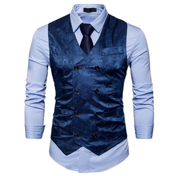 men's vests 2021men's dress fashion color matching gentleman business casual printing vest jacket banquet wedding, Black;white
men's vests 2021men's dress fashion color matching gentleman business casual printing vest jacket banquet wedding, Black;white