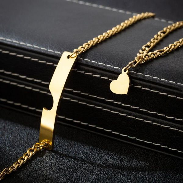 link, chain valentine's day gift women's male stainless steel lovers couple bracelet for men femmo on hands jewelry, Black
link, chain valentine's day gift women's male stainless steel lovers couple bracelet for men femmo on hands jewelry, Black