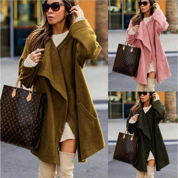 women's trench coats fashion women long sleeve knitted casual cardigan loose sleeves outwear, Tan;black
women's trench coats fashion women long sleeve knitted casual cardigan loose sleeves outwear, Tan;black