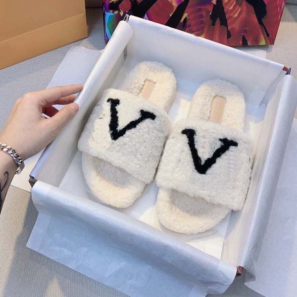 women winter plush slippers designer sandals indoor e shoes warm slipper for woman slides flip flops with box 02, Black
women winter plush slippers designer sandals indoor e shoes warm slipper for woman slides flip flops with box 02, Black