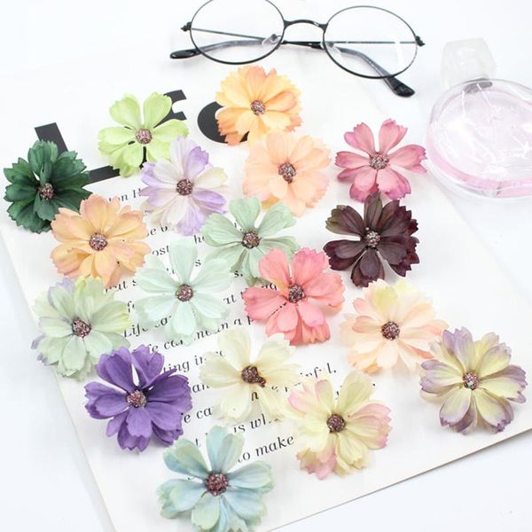 50pcs multicolor daisy 4.5cm mini silk fake flower heads for wedding party hair diy wreath accessories home decorative flowers & wreaths
50pcs multicolor daisy 4.5cm mini silk fake flower heads for wedding party hair diy wreath accessories home decorative flowers & wreaths