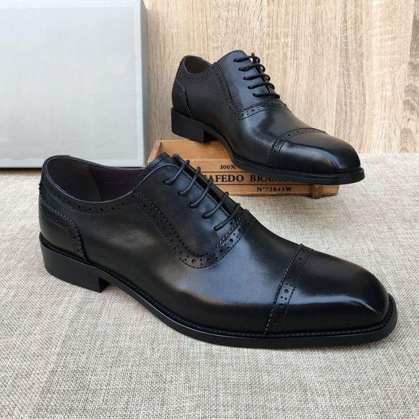 pure color black cowhide business dress shoes, british pointed-toe comfortable derby fashionable men's shoes
pure color black cowhide business dress shoes, british pointed-toe comfortable derby fashionable men's shoes