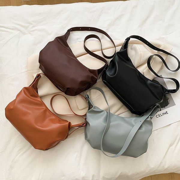 evening bags fashion retro soft women handbag pu leather portable classic dumpling underarm shoulder totes bag 641
evening bags fashion retro soft women handbag pu leather portable classic dumpling underarm shoulder totes bag 641