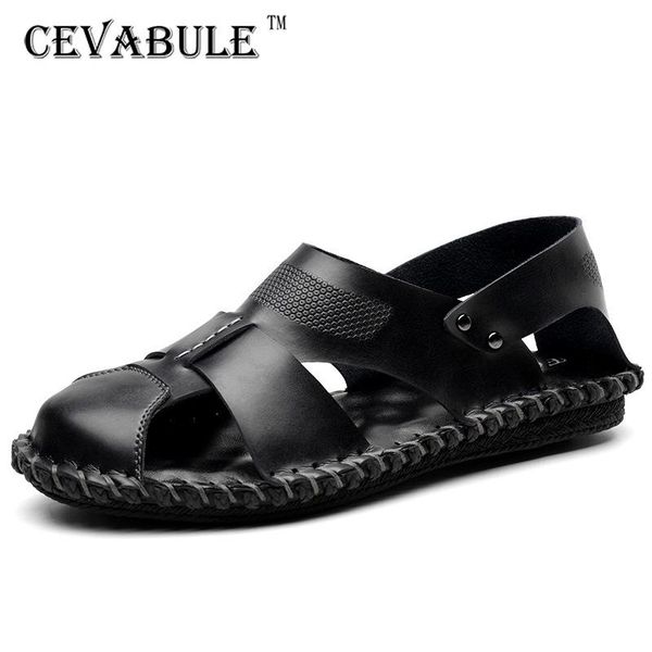 sandals cevabule 2021 women fashion summer breathable beach men's sports leisure leather shoes clk, Black
sandals cevabule 2021 women fashion summer breathable beach men's sports leisure leather shoes clk, Black