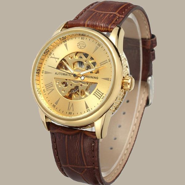 wristwatches fashion skeleton watch men male clock 3atm waterproof automatic mechanical watches forsining relogio masculino, Slivery;brown
wristwatches fashion skeleton watch men male clock 3atm waterproof automatic mechanical watches forsining relogio masculino, Slivery;brown