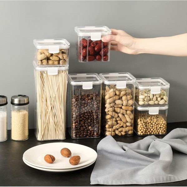 storage bottles & jars square kitchen box nut dry goods tank transparent sealed moisture-proof fall resistant tidy
storage bottles & jars square kitchen box nut dry goods tank transparent sealed moisture-proof fall resistant tidy