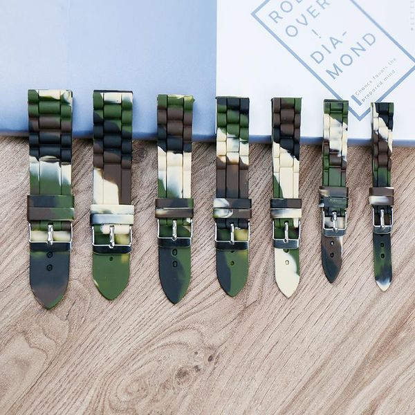 watch bands camouflage men's watchband sports waterproof strap with stainless steel buckle 12 14 16 18 20 22 24mm and women's, Black;brown
watch bands camouflage men's watchband sports waterproof strap with stainless steel buckle 12 14 16 18 20 22 24mm and women's, Black;brown