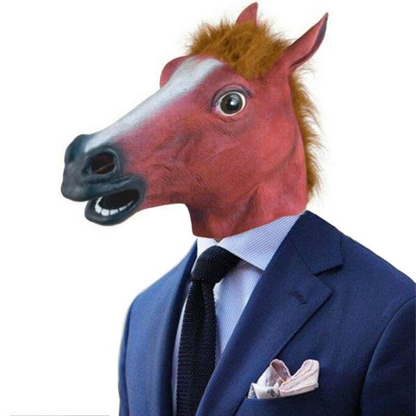 party masks horse head mask cosplay latex prop style toys halloween decorations face maska selling #40
party masks horse head mask cosplay latex prop style toys halloween decorations face maska selling #40