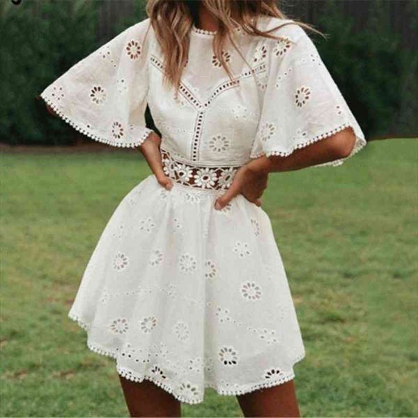arrivals white cotton dress crochet hollow out dress women flare sleeve cotton embroidery mini summer day, Black;gray
arrivals white cotton dress crochet hollow out dress women flare sleeve cotton embroidery mini summer day, Black;gray