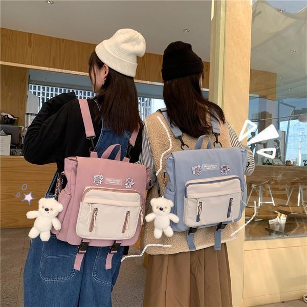 backpack lovely multifunctional teenage girl portable travel bag female small schoolbag insert buckle women backpacks
backpack lovely multifunctional teenage girl portable travel bag female small schoolbag insert buckle women backpacks