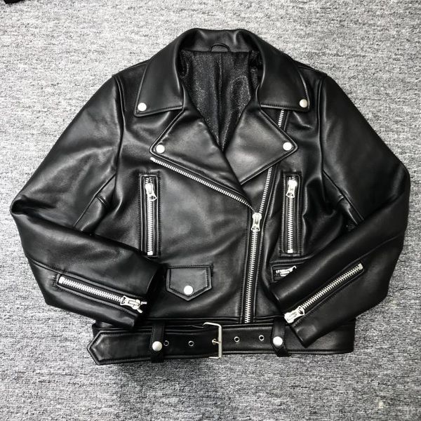 women's leather & faux dang autumn women pu jacket woman zipper belt short coat female black punk bomber outwear
women's leather & faux dang autumn women pu jacket woman zipper belt short coat female black punk bomber outwear