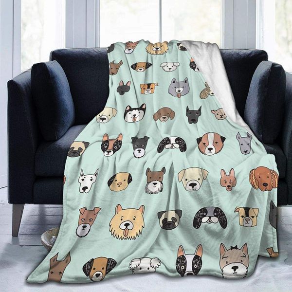 Flannel Blanket Cute Animals Head Lightweight Cozy Bed Blanket Soft Throw Blanket fits Couch Sofa Suitable for All Season
Flannel Blanket Cute Animals Head Lightweight Cozy Bed Blanket Soft Throw Blanket fits Couch Sofa Suitable for All Season