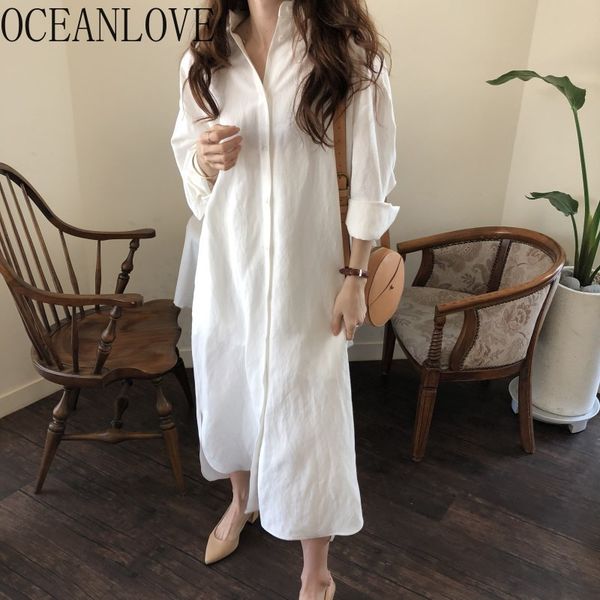 solid oversized vestidos spring loose leisure wear women dress single breasted retro long dresses korean 16382 210415, Black;gray
solid oversized vestidos spring loose leisure wear women dress single breasted retro long dresses korean 16382 210415, Black;gray