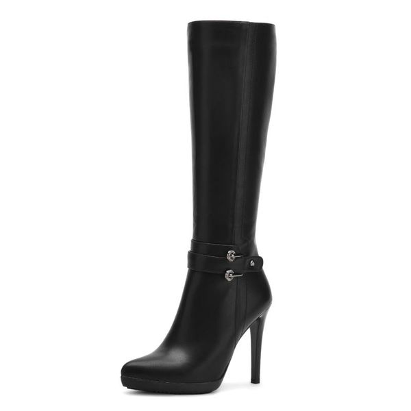 boots pointed toe thin heels winter shoes women pu knee-high zip black solid short plush buckle knee high
boots pointed toe thin heels winter shoes women pu knee-high zip black solid short plush buckle knee high