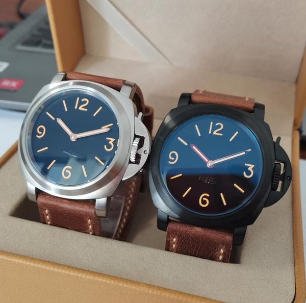 wristwatches 44mm 316l stainless steel brushed case black dial orange number no second hand st3600 mechanical wind men's watch, Slivery;brown
wristwatches 44mm 316l stainless steel brushed case black dial orange number no second hand st3600 mechanical wind men's watch, Slivery;brown