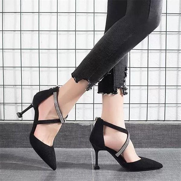 dress shoes 2021 spring and summer fashion black high heels female pointed thin french sequins wild sandals
dress shoes 2021 spring and summer fashion black high heels female pointed thin french sequins wild sandals