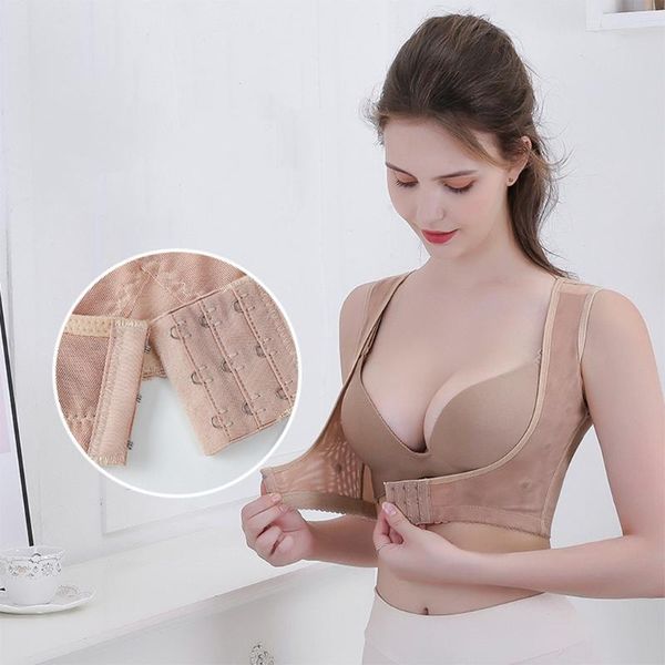 women's shapers women chest brace up posture corrector shapewear compression bra back support front closure mesh criss-cross vest under, Black;white
women's shapers women chest brace up posture corrector shapewear compression bra back support front closure mesh criss-cross vest under, Black;white