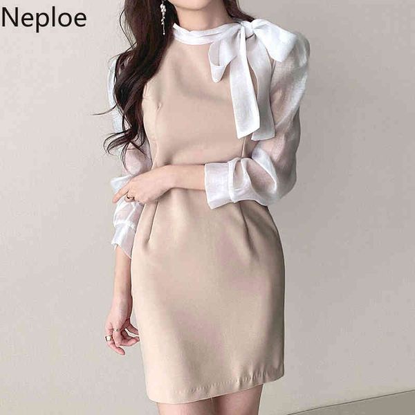 neoploe temperament dress chic bow patchwork fake two piece long sleeve vestidos women korean high waist slim mini dresses 4h822 210422, Black;gray
neoploe temperament dress chic bow patchwork fake two piece long sleeve vestidos women korean high waist slim mini dresses 4h822 210422, Black;gray