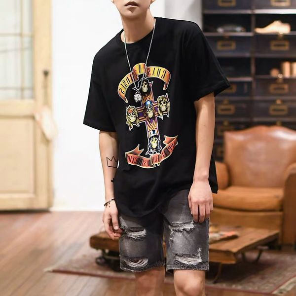 hearts/chrome t shirt hip hop street fashion brand fog cross short sleeve t-shirt for men and women, White;black
hearts/chrome t shirt hip hop street fashion brand fog cross short sleeve t-shirt for men and women, White;black
