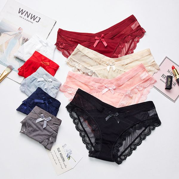 women floral lace briefs panties thongs underwear seamless mujer culotte femme transparent lingerie woman's underpants, Black;pink
women floral lace briefs panties thongs underwear seamless mujer culotte femme transparent lingerie woman's underpants, Black;pink