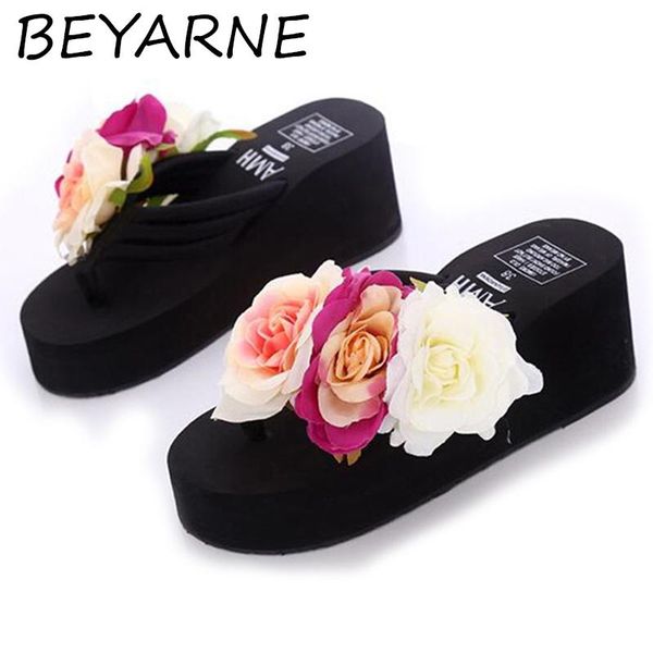 summer woman shoes platform bath slippers wedge beach flip flops high heel for women handmade flowers ladies, Black
summer woman shoes platform bath slippers wedge beach flip flops high heel for women handmade flowers ladies, Black