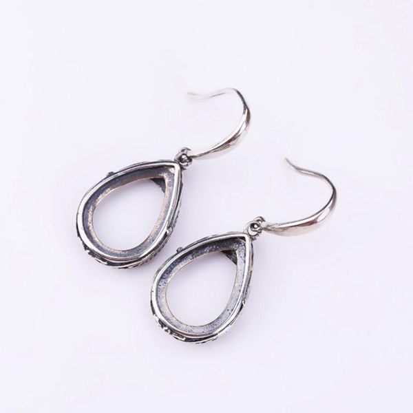 925 sterling silver women antique earrings art deco 10x14.5mm pear cabochon semi mount drop earrings setting hook earrings
925 sterling silver women antique earrings art deco 10x14.5mm pear cabochon semi mount drop earrings setting hook earrings